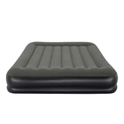 Inflatable airbed with quick inflation feature, ideal for holidays