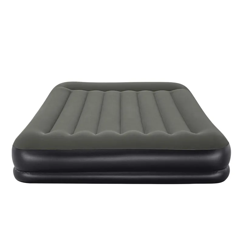 Inflatable airbed with quick inflation feature, ideal for holidays