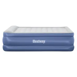 Inflatable airbed with a soft-touch surface for a comfortable night's sleep