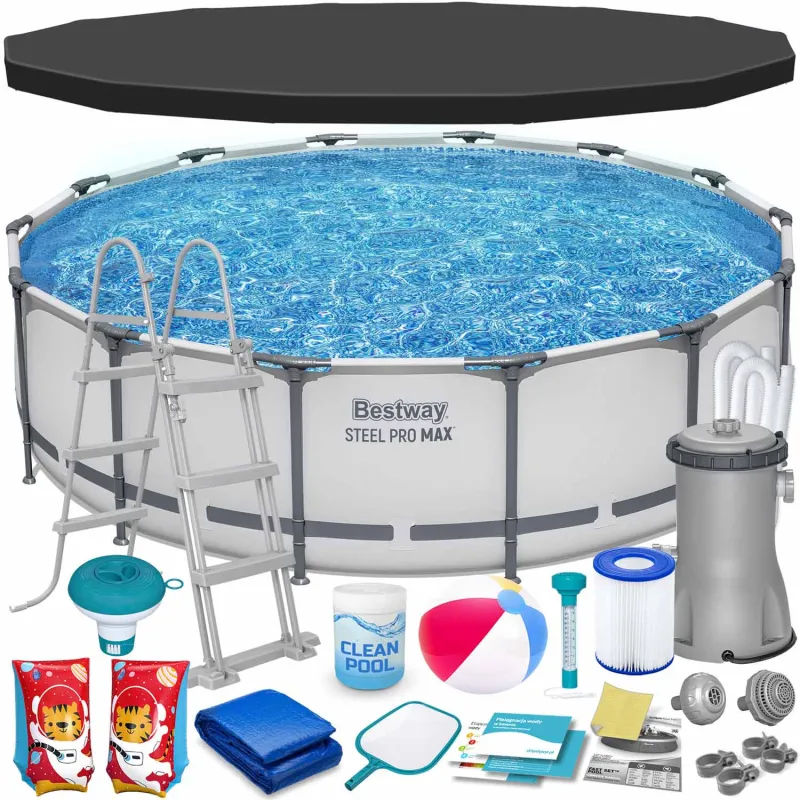19-in-1 frame pool 427 x 107 cm, perfect for outdoor fun, sturdy design