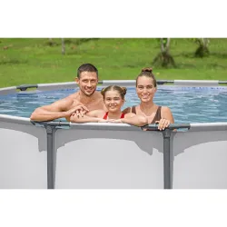 427 x 107 cm frame pool, great for kids' outdoor fun in the garden