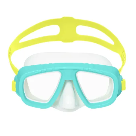 Turquoise swimming mask Bestway 22011 with comfortable fit