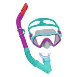 Purple-turquoise diving set Bestway 24025