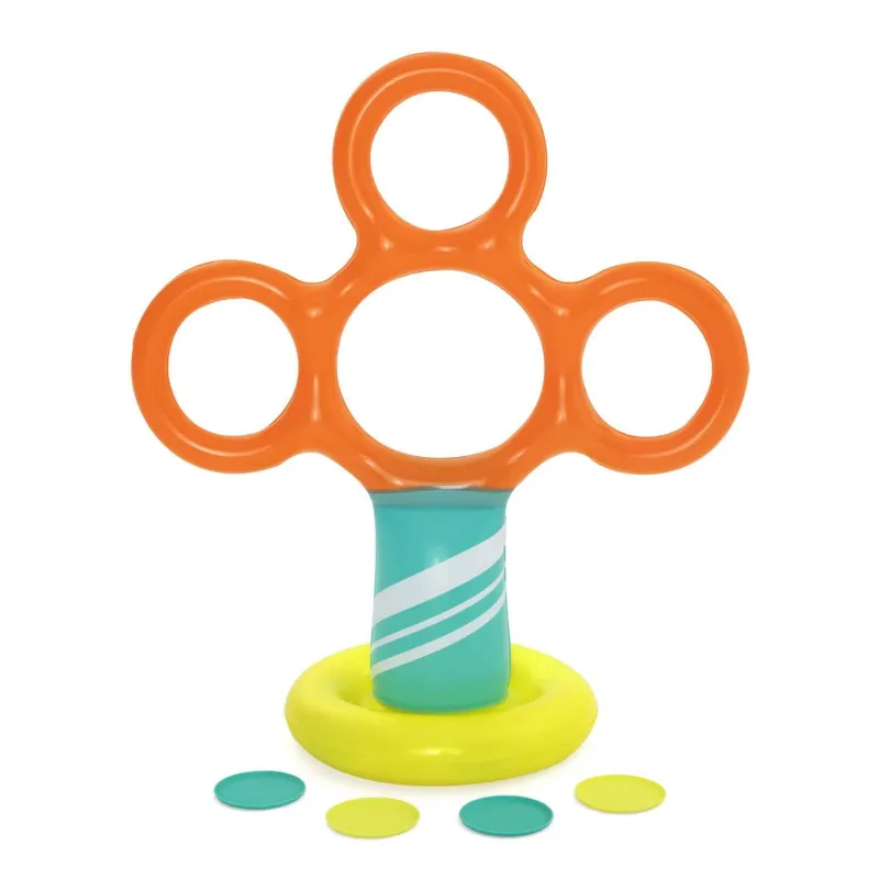 Bestway Frisbee Stand with Hoops for Kids, great for kids' garden games