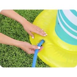 Bestway Frisbee Stand with Hoops for Kids, perfect for water play activities