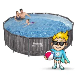 Blue garden frame pool 427 x 107 cm Bestway 5614Z for family fun