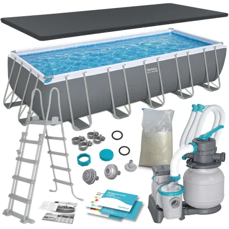 12-in-1 garden frame pool 640 x 274 x 132 cm, perfect for summer fun