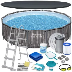 Bestway 5614Z frame pool 427 x 107 cm, perfect for outdoor relaxation
