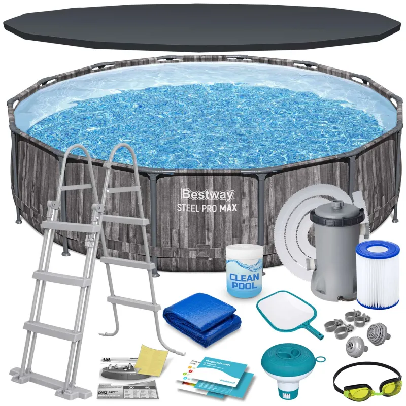 Bestway 5614Z frame pool 427 x 107 cm, perfect for outdoor relaxation
