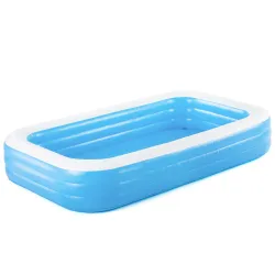 Inflatable family pool 305 x 183 x 56 cm 3-in-1, great for kids' outdoor play