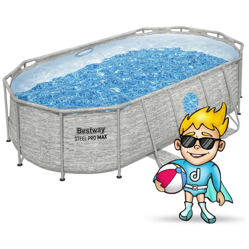 Modern garden frame pool, perfect for relaxing outdoors