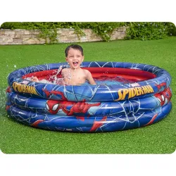 Spiderman inflatable pool 122 x 30 cm, colorful and attractive for kids