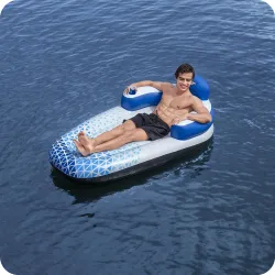 Indigo Wave swimming airbed Bestway 43533, made from durable material