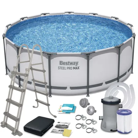 Frame garden pool 396 x 122 cm, perfect for outdoor fun, durable and spacious