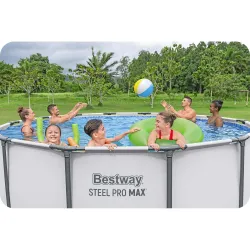 396 x 122 cm frame pool in blue, perfect for summer fun in the garden