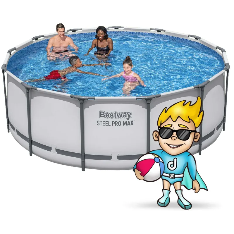 396 x 122 cm garden pool made from durable materials, resistant to damage