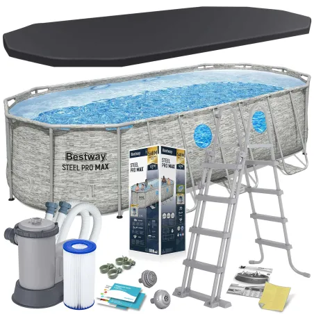 Garden frame pool 549 x 274 x 122 cm 12-in-1 Bestway 56716N