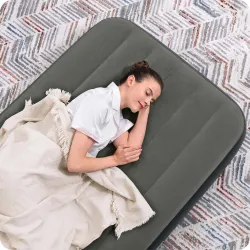 Durable PVC inflatable airbed Bestway 6713L for long-lasting use