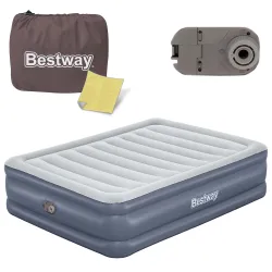Inflatable Airbed 203x152x51 cm with Built-in Electric Pump Bestway 6713I