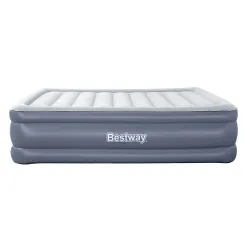 Durable PVC inflatable airbed, resistant to damage and wear