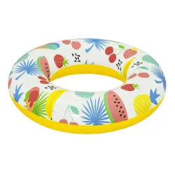 Comfortable watermelon swimming ring 61 cm, great for kids and adults