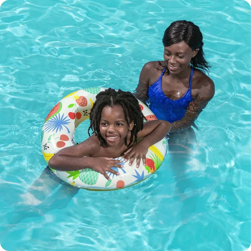 Watermelon swimming ring 61 cm, great for kids on summer days