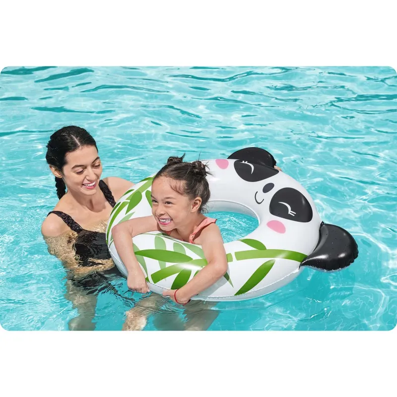 Panda swimming ring, perfect for pool or beach fun for kids