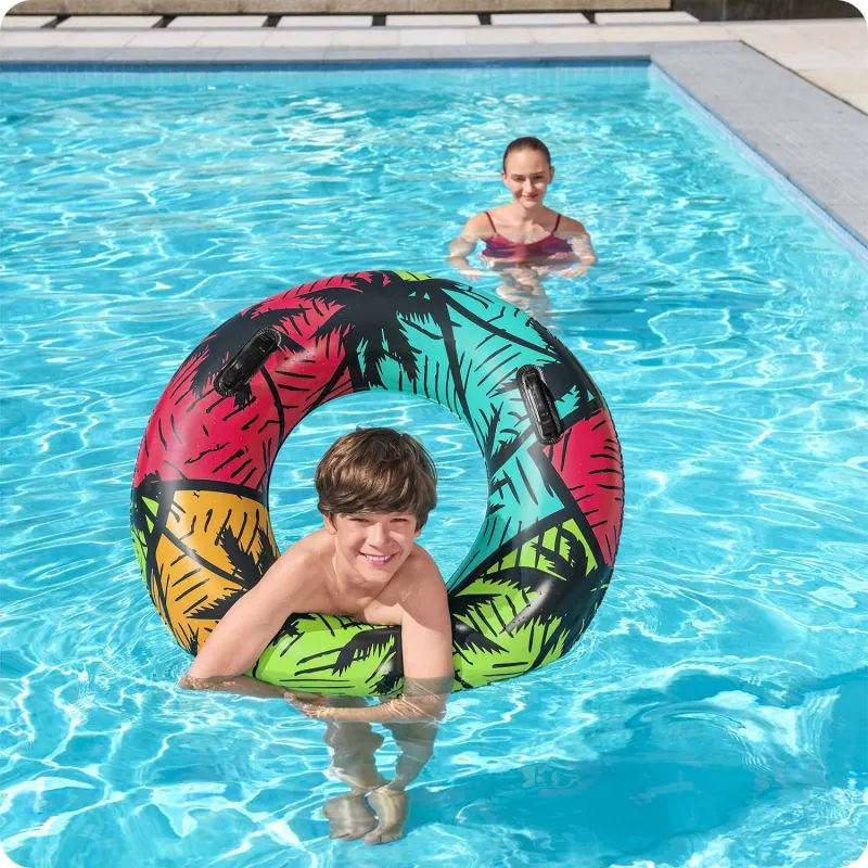 Stylish turquoise swimming ring, comfortable for kids, category: Swim Rings