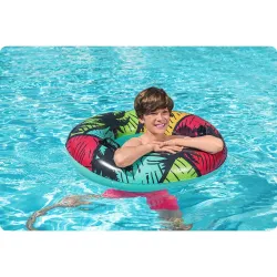 Perfect for pool fun, turquoise swimming ring, category: Swim Rings