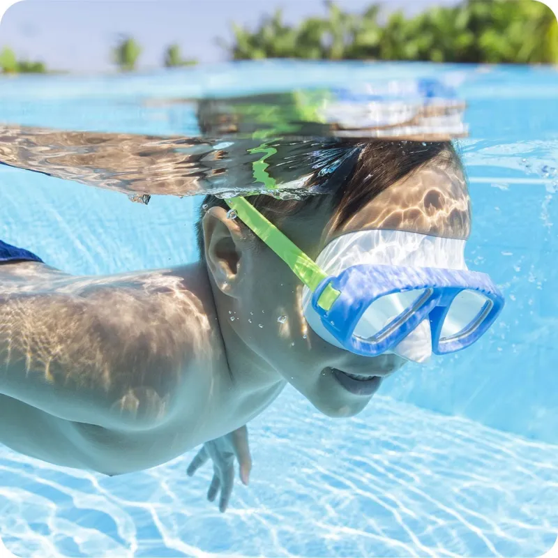 Blue swimming mask Bestway 22011, ideal for pool and beach fun