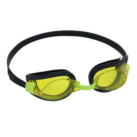 Yellow swimming goggles for children Bestway 21005, water toys for fun in the pool