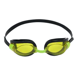 Comfortable and lightweight yellow swimming goggles for kids, Bestway 21005