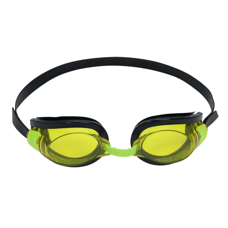 Comfortable and lightweight yellow swimming goggles for kids, Bestway 21005