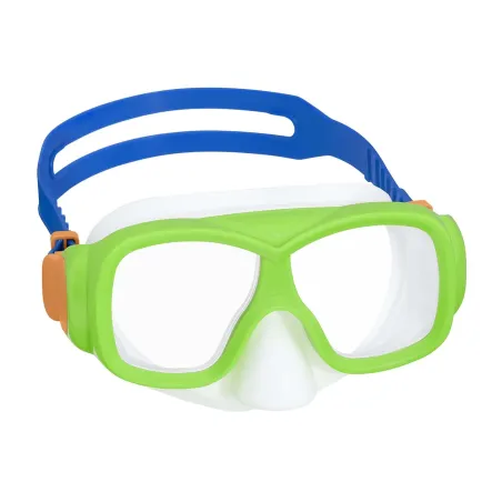 Green-blue swimming mask Bestway 22039 with comfortable fit for water activities