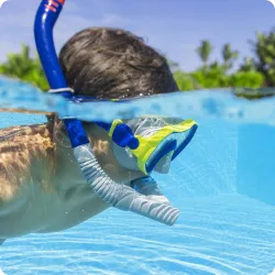 Diving set in navy and grey, great for snorkeling adventures