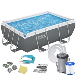 Bestway 56629N Garden Frame Pool 282 x 196 x 84 cm 10-in-1