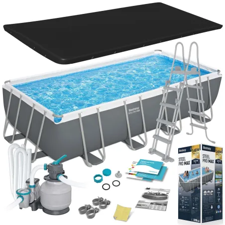 Bestway 56466N 12-in-1 garden frame pool 549 x 274 x 122 cm, durable design