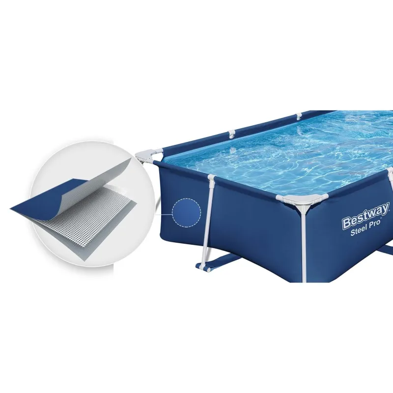 Blue garden frame pool 259x170x61 cm for summer fun Bestway 56403N