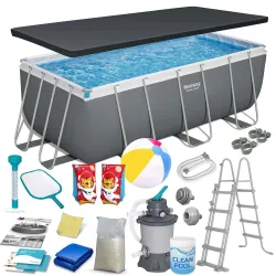 Garden Frame Pool 412x201x122cm 17in1 Bestway 56457N