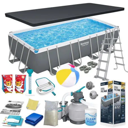 17-in-1 garden frame pool 549x274x122cm made of durable materials