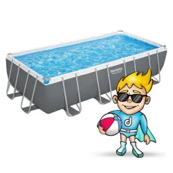Modern garden frame pool 549x274x122cm 17-in-1 design