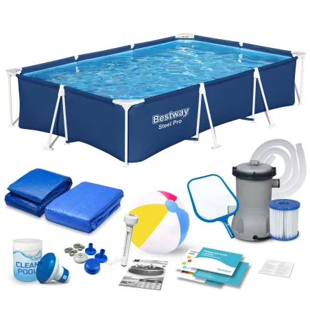 Garden frame pool 300 x 201 x 66 cm 16in1, perfect for outdoor fun