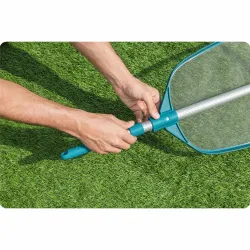 Blue Bestway 58635 pool cleaning net, perfect for maintenance