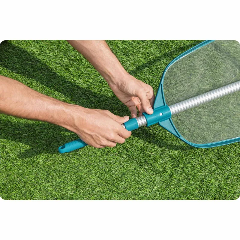 Blue Bestway 58635 pool cleaning net, perfect for maintenance