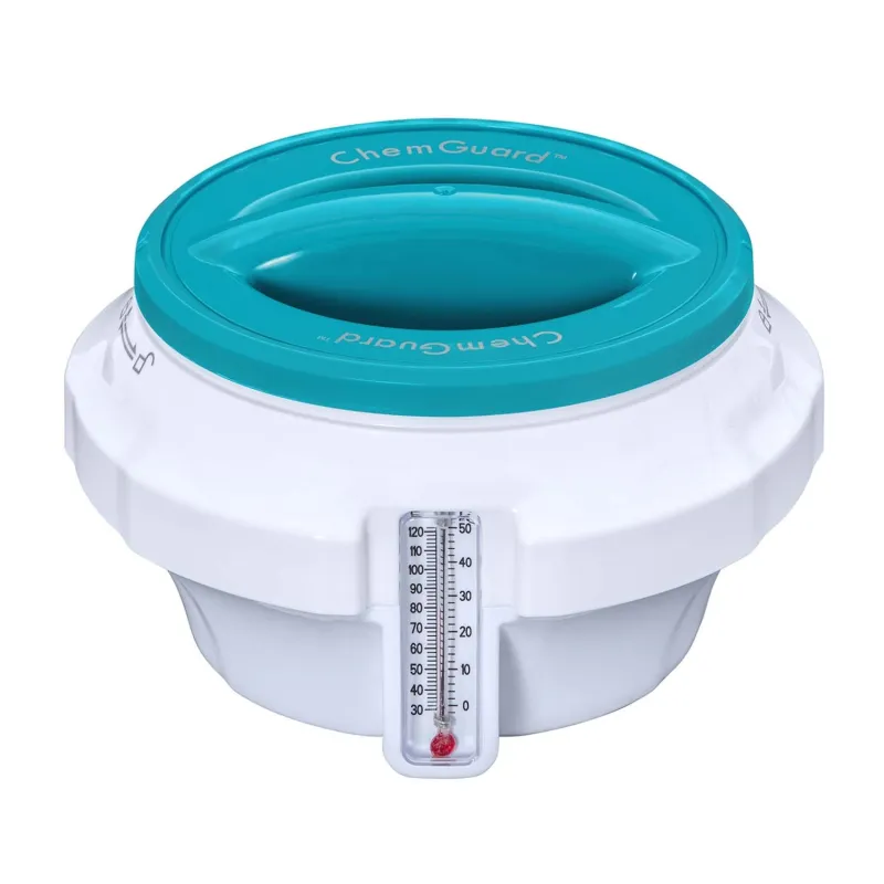 Made of durable material, pool float with chemical dispenser