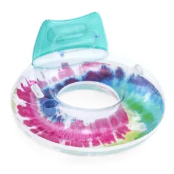 Brightly colored Bestway 43637 swimming ring, perfect for summer fun