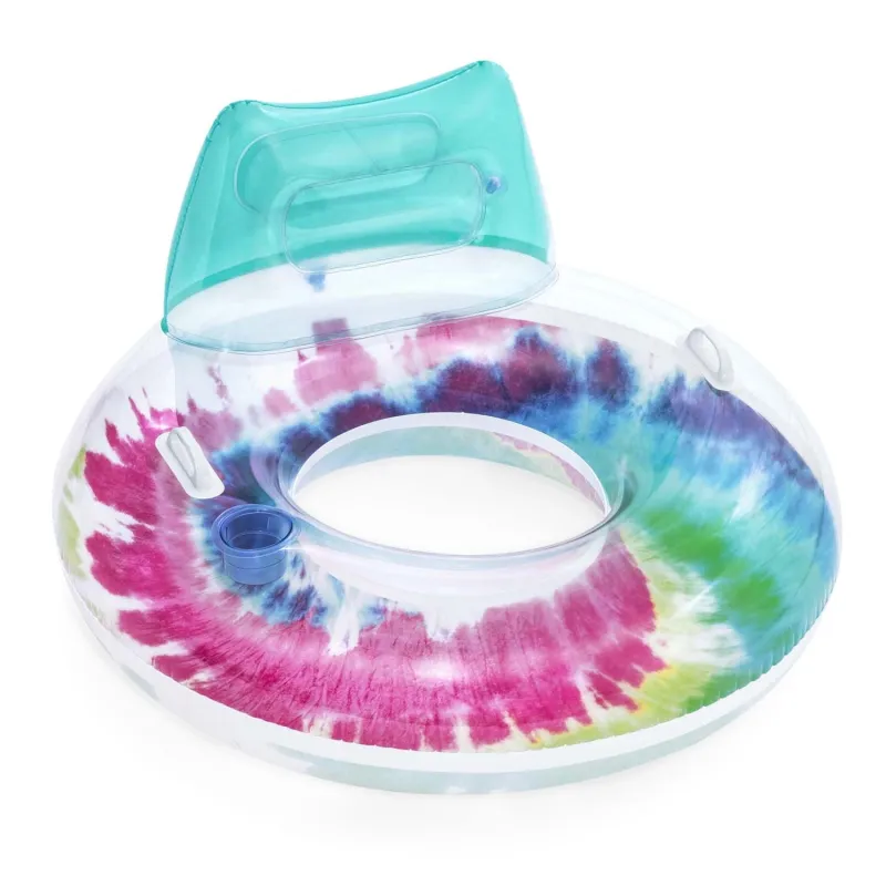 Brightly colored Bestway 43637 swimming ring, perfect for summer fun