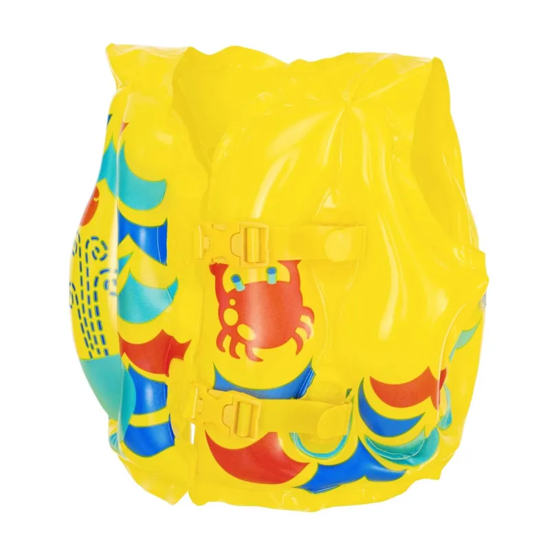 Stylish tropical swimming vest for children, bright colors