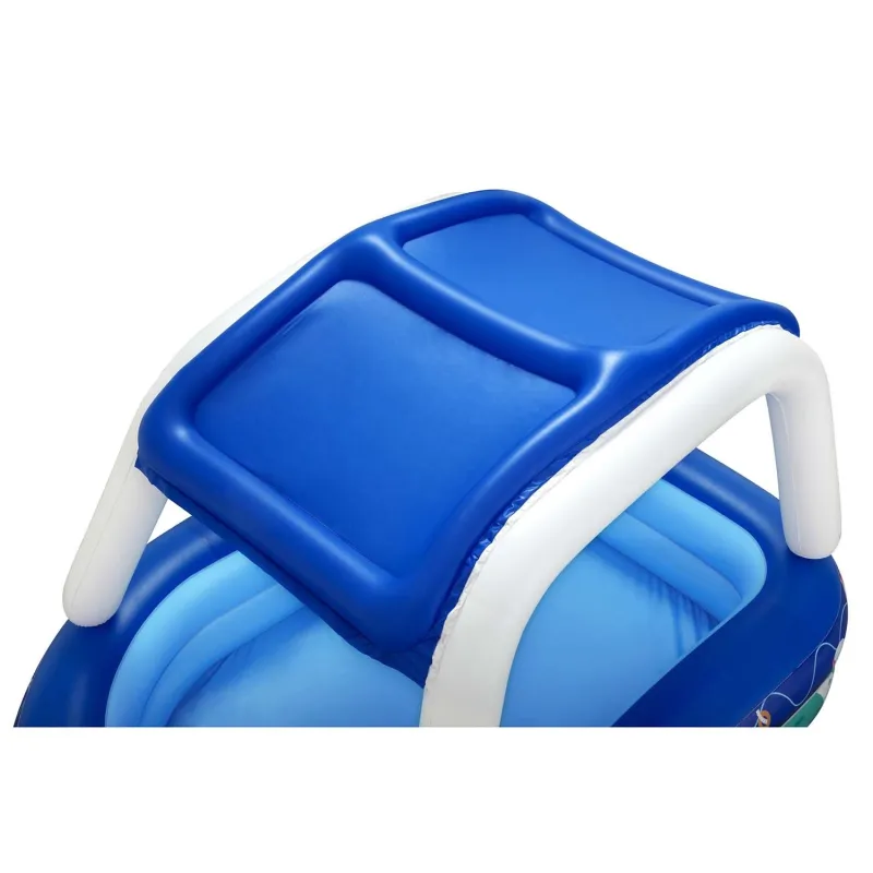 Children's pool with safe canopy, great for summer adventures
