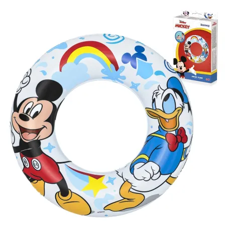 Mickey and Donald swimming ring with a diameter of 56 cm, colorful, perfect for the beach